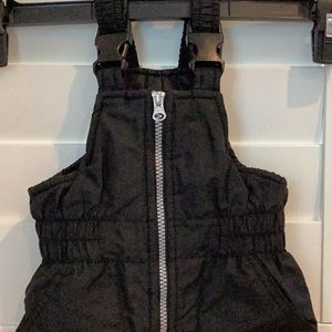 Carters Black Snow Bibs Pants, Size 12 months, NEW condition.